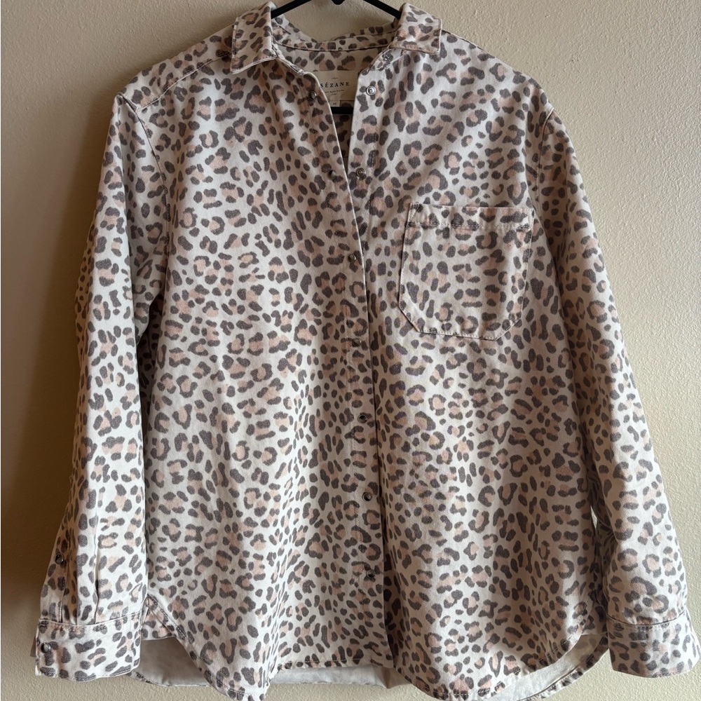 Sezane Max shirt- Leo Blond- size 6 (38/Medium)